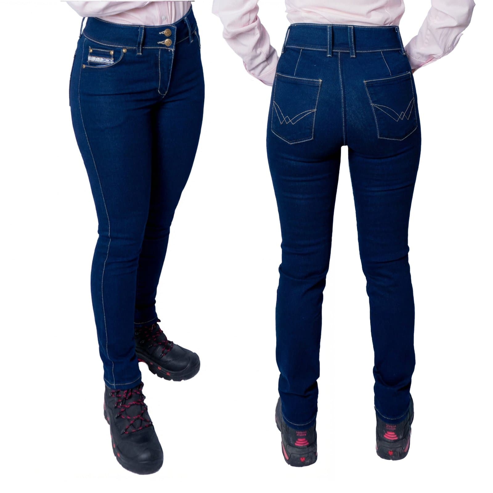 Pantalón jean índigo para dama en Índigo
